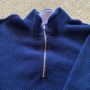 Old Navy plus size 4x sherpa quarter zip sweater